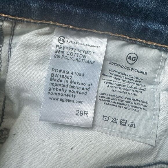 AG Adriano Goldschmied SZ 29R The Farrah Skinny Ankle Jeans - Picture 4 of 4